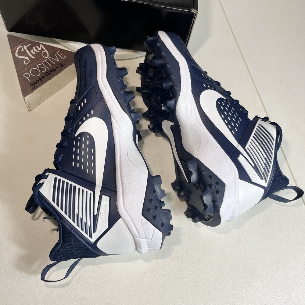 Nike Zoom Force Savage Pro 3 Shark Football Cleats FJ8163-400 Men's Size 11 Blue - Picture 6 of 8